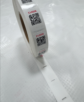 Etiqueta de Código de Barras Personalizada para Exteriores 3M 2008-10, Etiqueta de PVC Resistente al Agua con Impresión Continua, Rollo de Etiquetas Adhesivas con Código QR