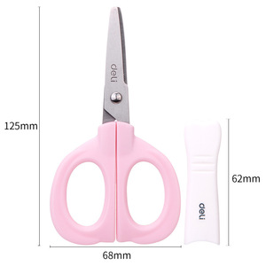 Tijeras Deli Elephant Trunk de 6 pulgadas con puntas redondeadas para cortar papel artesanal para niños - Product Image 4