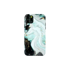 Coque pare-chocs 2 en 1 thème marbre Offres Spéciales pour iphone 11 pro max, produits de sublimation pour iphone, accessoires