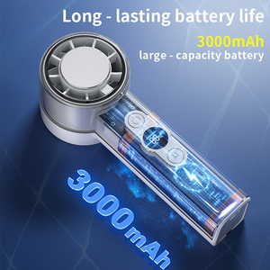 Ventilador Portátil Mini Transparente USB 3000mAh de Alta Velocidade Turbo 5V com Refrigeração por Semicondutor e Resfriamento de Ar Gélido Intenso com Cordão - Product Image 6