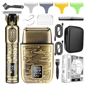 Máquina Cortadora de Barba Eléctrica Profesional en Oferta, Kit de Recorte de Pelo Inalámbrico y Potente para Hombre, para Barbería y Salón - Product Image 5