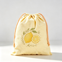 Pochette à cordon personnalisée imprimée motif floral, écologique, réutilisable, anti-poussière, pour emballage cadeau de mariage, vente en gros