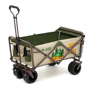Beishanlang Camping Cart 150kg Load Capacity Foldable Four-Wheel Outdoor Trolley For Picnic And Camping - Product Image 1