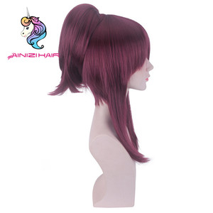 Ainizi 21'' Precio al por Mayor de Pelucas de Cosplay de Akali de League of Legends, Cabello Largo, Sedoso y Liso de Alta Calidad y Cola de Caballo - Product Image 3