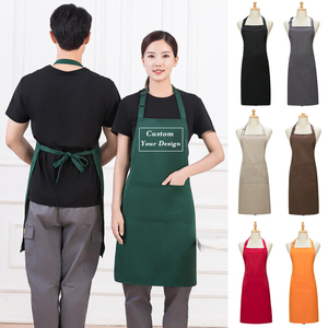 Biểu Tượng Tùy Chỉnh Nhà Bếp Tạp Dề Nhà Hàng Thanh Đồng Phục Oilproof Waterpoof Polyester Không Tay Nấu Ăn Và Làm Sạch Tạp Dề Với Túi - Product Image 1