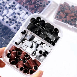Outils de manucure : Têtes de ponceuse pour ongles 80 120 180 240, bandes de ponçage pour polissage des ongles, embouts de perceuse écologiques individuels - Product Image 1