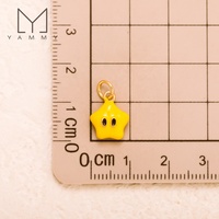 Yammy YYS137 Vente en gros de breloques en émail colorées, pendentifs animaux mignons Bubu Bear pour bijoux d'enfants, adorables breloques chien et panda