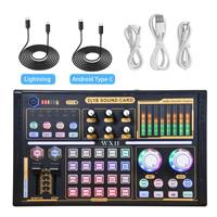 Carte Son Professionnelle 48V Enregistrement Live Kit Carte Son BM800 Chaussures Originales de Marque Femme 2024 Microphone Maono Microfono