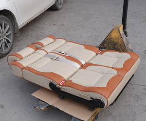 Asiento de Coche Plegable de Cuero Impermeable AutoLiuMa <span class=keywords><strong>para</strong></span> Camper Van, Sistema de Conversión Fácil <span class=keywords><strong>para</strong></span> Taller Móvil - Product Image 3