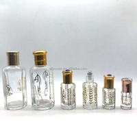 Bouteilles d'échantillons en Verre Transparent de 3 ml en Gros pour Huiles Essentielles, Petits Contenants de Parfum à Bille pour Ventes Transfrontalières