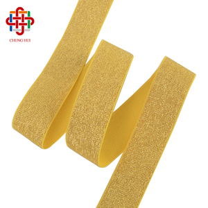 สายรัดเอวผ้าแจ็คการ์ดสีเงินเมทัลลิก,อุปกรณ์เสริมสำหรับ<span class=keywords><strong>กางเกง</strong></span>ชุดชั้นใน3ซม. - Product Image 3