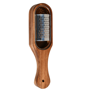 2024 fait à la main Offres Spéciales Premium écologique en bois en acier inoxydable râpe à fromage outil avec poignée pour la cuisine - Product Image 1