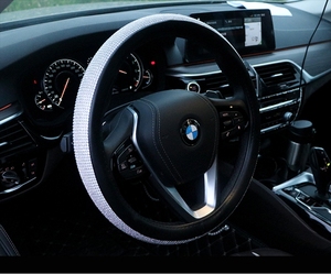 Cubierta de cuero antideslizante para <span class=keywords><strong>volante</strong></span> de coche, alta calidad, precio barato, para todos los modelos de coche - Product Image 3