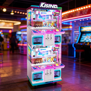 キシングラッキーゲームクレーンゲーム - 景品を掴み取る！高収益、高利益！<span class=keywords><strong>4</strong></span>人用ミニクレーンギフトゲームマシン - Product Image 1