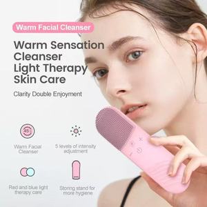 <span class=keywords><strong>Cepillo</strong></span> Limpiador Facial de Silicona de 5 Niveles con Masaje Térmico y Vibración Exfoliante para una Limpieza Profunda - Product Image 2