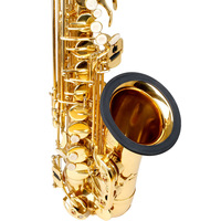 Anneau de silence en silicone pour saxophone - Anneau en caoutchouc pour réduction du bruit pour saxophone alto/ténor, silicone durable pour le contrôle du volume