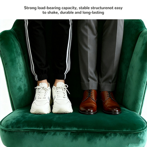 थोक लिविंग रूम कंप्यूटर लक्जरी पेटल कुर्सी नाखून सैलून डॉरमेटरी ड्रेसिंग टेबल बैकरेस्ट ड्रेसिंग स्ट। - Product Image 4