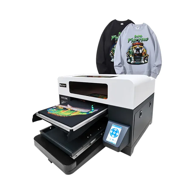 China New T-shirt Printer MINI A3 DTF Printer Ink Film Roll Curing Oven Vibrator Impresora DTF Inkjet T-shirt Printer