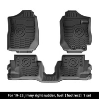 Tapis de sol sur mesure toutes saisons pour Suzuki Jimny 2019-2025, doublures imperméables, protection intérieure de la voiture, conduite à droite
