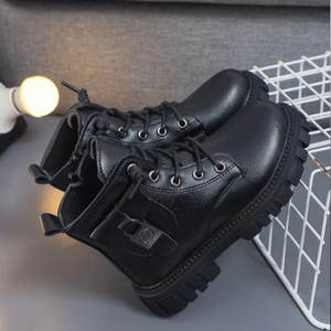 Bottes Martin d'Hiver de Haute Qualité pour Enfants, Antidérapantes, Chaudes, pour Filles et Garçons, Idéales pour la Neige et la Marche en Extérieur - Product Image 2
