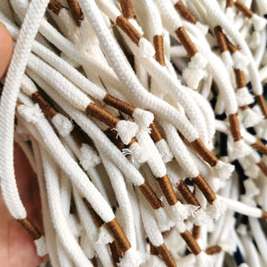 Cordon torsadé en coton 100% YODO YRS39, haute ténacité, écologique, diamètre 5 mm, longueur 80 cm, pour textiles de maison, chaussures, sacs - Product Image 5
