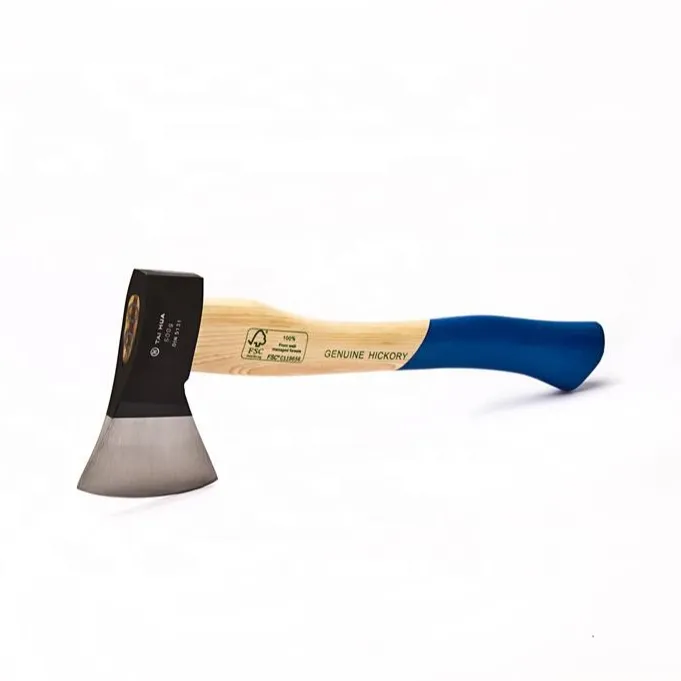 High quality factory price high carbon steel polished head wood handle durable wood cutting axe