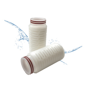 ไส้กรองแบบจีบชนิดเมมเบรน Pes ความหนา 0.22 ไมครอน แบบอสมมาตรสูง สำหรับการกรองเบียร์ วอดก้า และน้ำขั้นสุดท้าย - Product Image 1