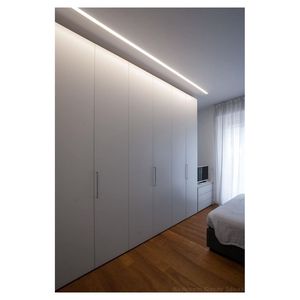 Modern Custom Built-in Sliding Door <strong>Closet</strong> with Soft Close System and Adjustable Shelves for Bedroom Storage Wardrobe - Product Image 5