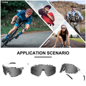 Sports Sunglasses Unisex Uv400 Polarized Cricket Mountain Bike <b>Eyewear</b> Baseball Glasses for Custom Prescription One Piece Lens - Product Image 4