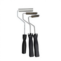 Rouleau de nettoyage industriel de qualité professionnelle en aluminium et fibre de verre, robuste, avec poignée en plastique, pour coins et surfaces à bulles, OEM