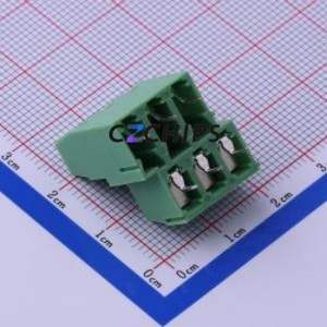 KF127B-5.08-2*3P Screw Terminal Block Through hole Component (THT),P=5.08mm Connector 2x3P 5.08mm Green Through Hole - Product Image 2