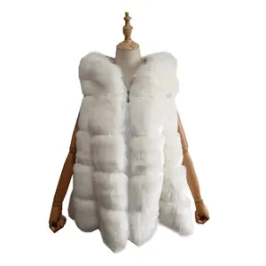 OEM Hot selling Hot Long Fur Women's Vests & Waistcoats