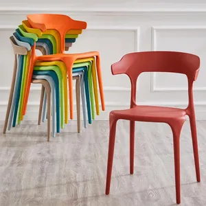 便宜的价格Pp现代单锁sillas de plastico塑料可叠放椅子