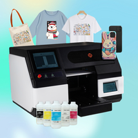 Impresora Industrial de Inyección de Tinta UV de Alta Eficiencia, Ecológica, para Cuero/Tarjetas, Todo en Uno, A3, Automática, Cabezal de Impresión I3200, 1200DPI