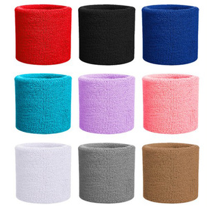 Hb50050 bán buôn dây đeo cổ tay tùy chỉnh thể thao sweatband Polyester thể dục quần vợt cổ tay sweatbands biểu tượng tùy chỉnh - Product Image 4