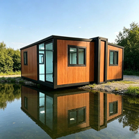 Maison préfabriquée extensible Chenwei, conteneur de 20, 30 ou 40 pieds, empilable, amovible, villa modulaire miniature, design moderne, garantie de 5 ans