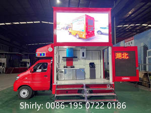 Caja de cartelera de pantalla LED móvil montada en camión con volante a la derecha FOTON multifuncional - Product Image 2