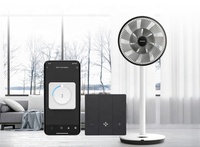 Interrupteurs de ventilateur Wifi à bouton poussoir 3 gang, automatisation de la maison intelligente UEMON