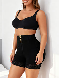 Shorts Levanta Glúteos y Control de Abdomen Langqin - Shorts Moldeadores de Cuerpo de Alta Compresión con Diseño de Encaje Sexy - Product Image 3