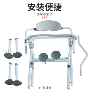 Kangjiantai Toilet Grab <b>Bar</b> Aluminum Alloy With Non Slip Pads For Elderly And Disabled Bathroom Safety Support - Product Image 2
