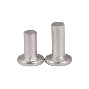 Gb872 Chất Lượng Cao Thép Không Gỉ 304 316 Mỏng Đầu Đinh Tán Phẳng Đầu Tròn Rắn Đinh Tán - Product Image 3