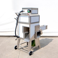 Décortiqueuse de maïs frais et sucré motorisée, haute productivité, en acier inoxydable, machine agricole, capacité 500-600 kg/h