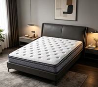Matelas de lit d'hôtel confortables et abordables, matelas compressé, taille King, Queen, simple, pliable, en latex et mousse à mémoire de forme