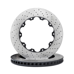 Disques de frein fendus forés modifiés à haute teneur en carbone de haute performance nouvelle mise à niveau des rotors de frein de réglage d'usine - Product Image 5