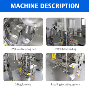 Machine d'emballage de snus et de chicha, 60 sachets par minute, pour la fabrication de sachets de poudre de nicotine - Product Image 4