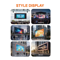Écran LED d'extérieur HD ARC2.976 7680HZ pour location, mur vidéo LED, panneau d'affichage pour scène événementielle