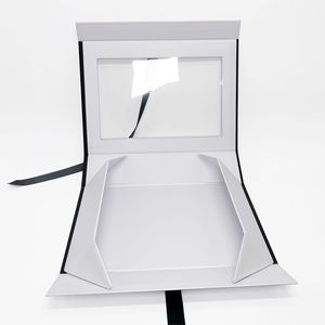 Caja <span class=keywords><strong>de</strong></span> Regalo <span class=keywords><strong>de</strong></span> Papel Elegante con Ventana <span class=keywords><strong>de</strong></span> Cartón para Dulces, Galletas, Pan, Pasteles, <span class=keywords><strong>Donuts</strong></span>, Macarons, Caramelos y Alimentos - Product Image 4