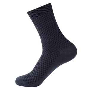 Custom Logo Wholesale Men's Business Crew Socks Customizable Colors Sporty for Cuff & Bottom Use <b>High</b> Quality - Product Image 2