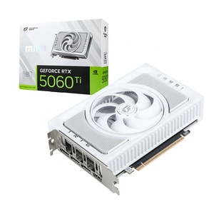 Nouvelle carte graphique IGame RTX 5060 Ti Mini W OC 16 Go GDDR7 GPU avec éclairage ARGB, carte vidéo de jeu, blanche, compacte, SFF, GPU de bureau - Product Image 1