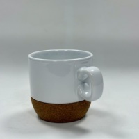 Mug en céramique à base de bois de style classique, écologique, pour cadeaux d'affaires et publicité, tasses à café